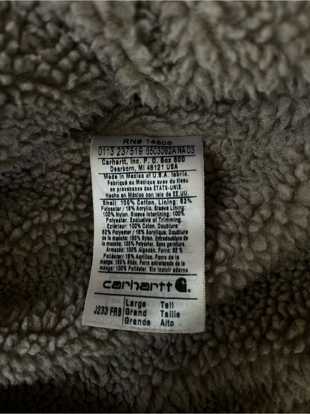 Carhartt Sherpa lined Jean jacket - Picture 4 of 10